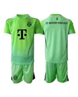 Billige Fotballdrakt Bayern Munich Keeper Replika Hjemmedraktsett Barn 2025-26 Kortermet (med bukser)